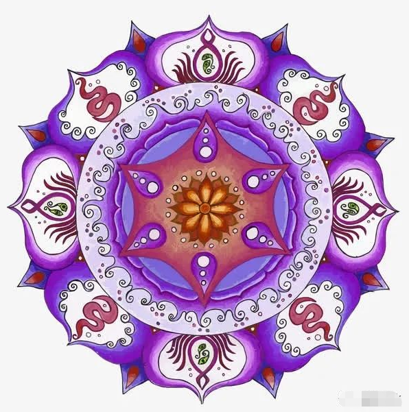 曼陀罗绘画释放压力和情绪